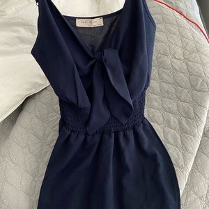 Navy Romper